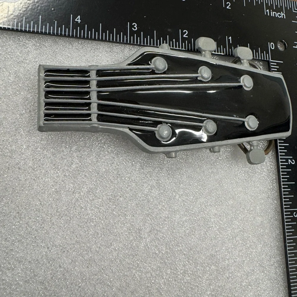 Great American‎ Products 2008 Guitar Headstock Belt Buckle Black